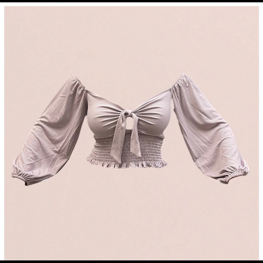 Front knot crop top